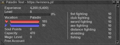 Signature for player Paladin Test